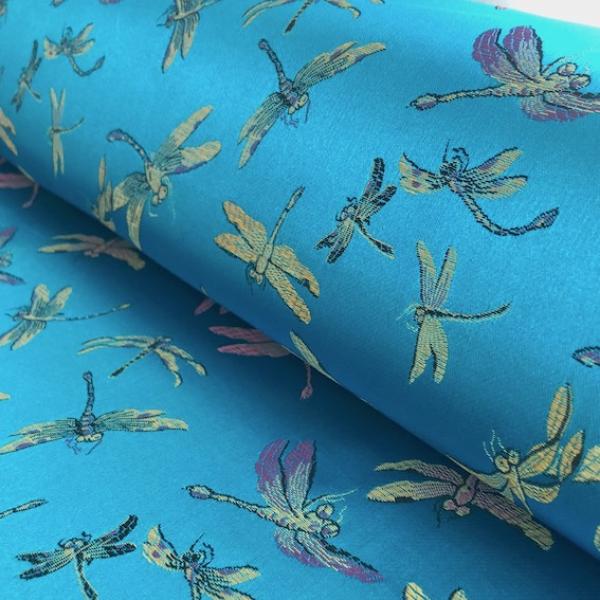 TURQUOISE BUTTERFLY Satin aus China